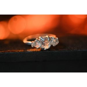 Alternative engagement ring unique rings for women promise rings sterlin…